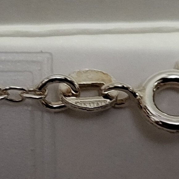 NWT CYNTHIA ROWLEY ITALIAN STERLING SILVER 925 CROSS ANKLE BRACELET - Picture 5 of 5